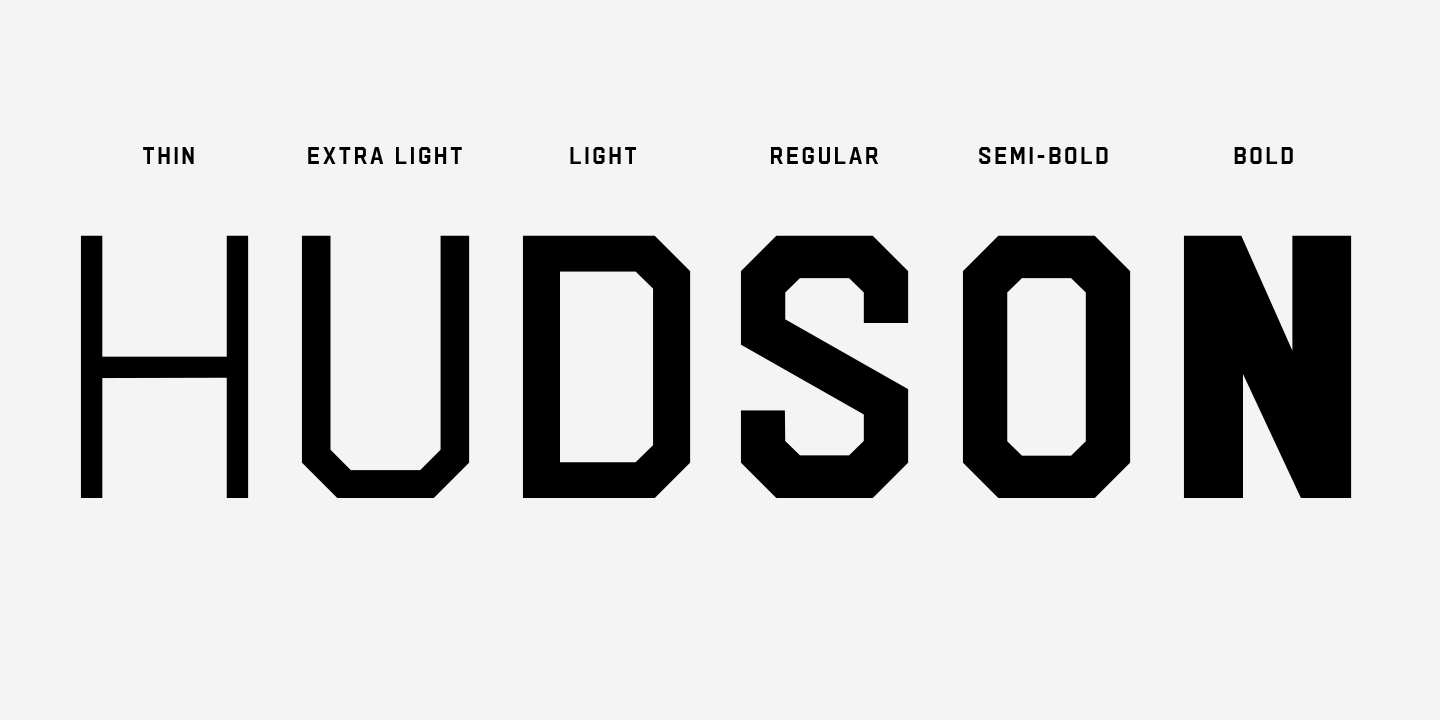 Example font Hudson NY Pro Serif #11
